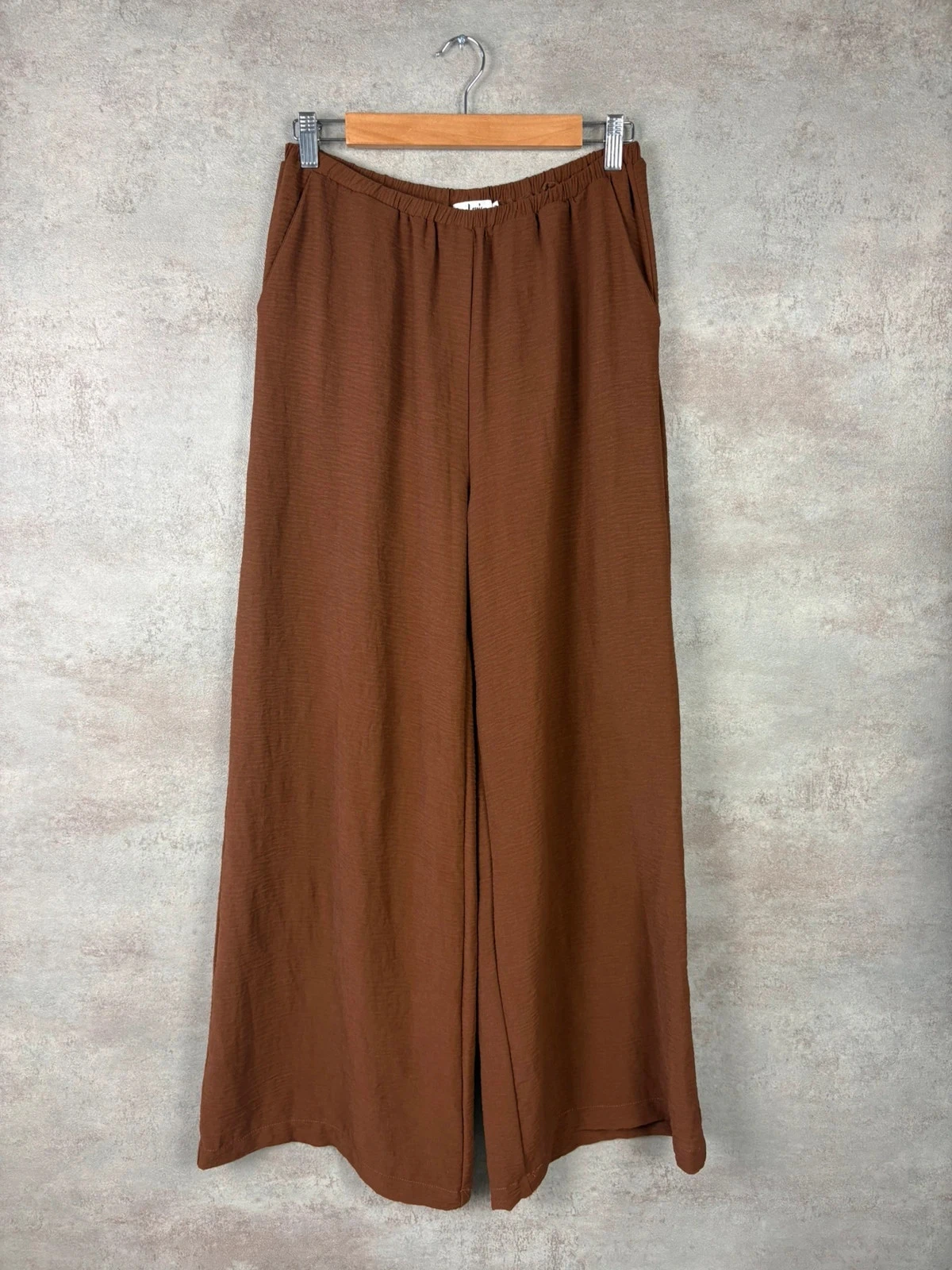 🌸 Pantalon fluide marron Louise Taille 38/M 🌸